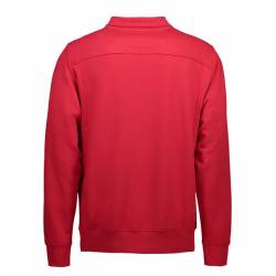 ARBEITS-SWEATSHIRT / ARBEITSPULLOVER HERREN | 603 von ID / Farbe: rot / 75% BAUMWOLLE 15% POLYESTER 10% VISKOSE - | MEIN