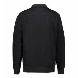 ARBEITS-SWEATSHIRT / ARBEITSPULLOVER HERREN | 603 von ID / Farbe: schwarz / 75% BAUMWOLLE 15% POLYESTER 10% VISKOSE - | 