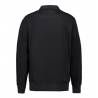 ARBEITS-SWEATSHIRT / ARBEITSPULLOVER HERREN | 603 von ID / Farbe: schwarz / 75% BAUMWOLLE 15% POLYESTER 10% VISKOSE - | 