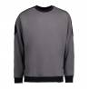 ARBEITS-SWEATSHIRT / ARBEITSPULLOVER HERREN | PRO Wear Kontrast 362 von ID / Farbe: grau / 60% BAUMWOLLE 40% POLYESTER -