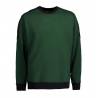 ARBEITS-SWEATSHIRT / ARBEITSPULLOVER HERREN | PRO Wear Kontrast 362 von ID / Farbe: grün / 60% BAUMWOLLE 40% POLYESTER -