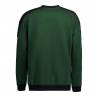 ARBEITS-SWEATSHIRT / ARBEITSPULLOVER HERREN | PRO Wear Kontrast 362 von ID / Farbe: grün / 60% BAUMWOLLE 40% POLYESTER -