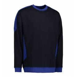 ARBEITS-SWEATSHIRT / ARBEITSPULLOVER HERREN | PRO Wear Kontrast 362 von ID / Farbe: navy / 60% BAUMWOLLE 40% POLYESTER -