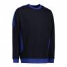 ARBEITS-SWEATSHIRT / ARBEITSPULLOVER HERREN | PRO Wear Kontrast 362 von ID / Farbe: navy / 60% BAUMWOLLE 40% POLYESTER -