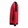 ARBEITS-SWEATSHIRT / ARBEITSPULLOVER HERREN | PRO Wear Kontrast 362 von ID / Farbe: rot / 60% BAUMWOLLE 40% POLYESTER - 