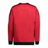 ARBEITS-SWEATSHIRT / ARBEITSPULLOVER HERREN | PRO Wear Kontrast 362 von ID / Farbe: rot / 60% BAUMWOLLE 40% POLYESTER - 