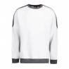 ARBEITS-SWEATSHIRT / ARBEITSPULLOVER HERREN | PRO Wear Kontrast 362 von ID / Farbe: weiß / 60% BAUMWOLLE 40% POLYESTER -