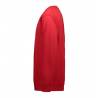 ARBEITS-SWEATSHIRT / ARBEITSPULLOVER HERREN | PRO Wear Classic 360 von ID / Farbe: rot / 60% BAUMWOLLE 40% POLYESTER - |