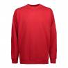 ARBEITS-SWEATSHIRT / ARBEITSPULLOVER HERREN | PRO Wear Classic 360 von ID / Farbe: rot / 60% BAUMWOLLE 40% POLYESTER - |