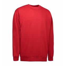 ARBEITS-SWEATSHIRT / ARBEITSPULLOVER HERREN | PRO Wear Classic 360 von ID / Farbe: rot / 60% BAUMWOLLE 40% POLYESTER - |