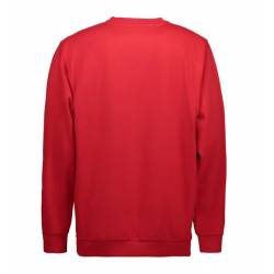 ARBEITS-SWEATSHIRT / ARBEITSPULLOVER HERREN | PRO Wear Classic 360 von ID / Farbe: rot / 60% BAUMWOLLE 40% POLYESTER - |