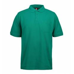 ARBEITS-POLO-SHIRT HERREN | 520 von ID / Farbe: grün / 50% BAUMWOLLE 50% POLYESTER - | MEIN-KASACK.de | kasack | kasacks