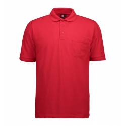 ARBEITS-POLO-SHIRT HERREN | 520 von ID / Farbe: rot / 50% BAUMWOLLE 50% POLYESTER - | MEIN-KASACK.de | kasack | kasacks 