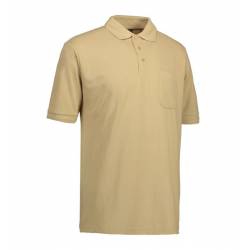 ARBEITS-POLO-SHIRT HERREN | 520 von ID / Farbe: sand / 50% BAUMWOLLE 50% POLYESTER - | MEIN-KASACK.de | kasack | kasacks