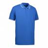 ARBEITS-POLO-SHIRT HERREN | Stretch Kontrast 522 von ID / Farbe: azur / 85% BAUMWOLLE 10% VISKOSE 5% ELASTHAN - | MEIN-K