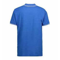 ARBEITS-POLO-SHIRT HERREN | Stretch Kontrast 522 von ID / Farbe: azur / 85% BAUMWOLLE 10% VISKOSE 5% ELASTHAN - | MEIN-K