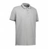 ARBEITS-POLO-SHIRT HERREN | Stretch Kontrast 522 von ID / Farbe: grau / 85% BAUMWOLLE 10% VISKOSE 5% ELASTHAN - | MEIN-K