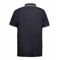 ARBEITS-POLO-SHIRT HERREN | Stretch Kontrast 522 von ID / Farbe: navy / 85% BAUMWOLLE 10% VISKOSE 5% ELASTHAN - | MEIN-K