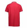 ARBEITS-POLO-SHIRT HERREN | Stretch Kontrast 522 von ID / Farbe: rot / 85% BAUMWOLLE 10% VISKOSE 5% ELASTHAN - | MEIN-KA