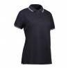 ARBEITS-POLO-SHIRT DAMEN | Stretch Kontrast 523 von ID / Farbe: navy  / 85% BAUMWOLLE 10% VISKOSE 5% ELASTHAN - | MEIN-K