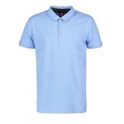 ARBEITS-POLO-SHIRT HERREN | Business  Stretch 534 von ID / Farbe: hellblau / 95% BAUMWOLLE 5% ELASTANE - | MEIN-KASACK.d