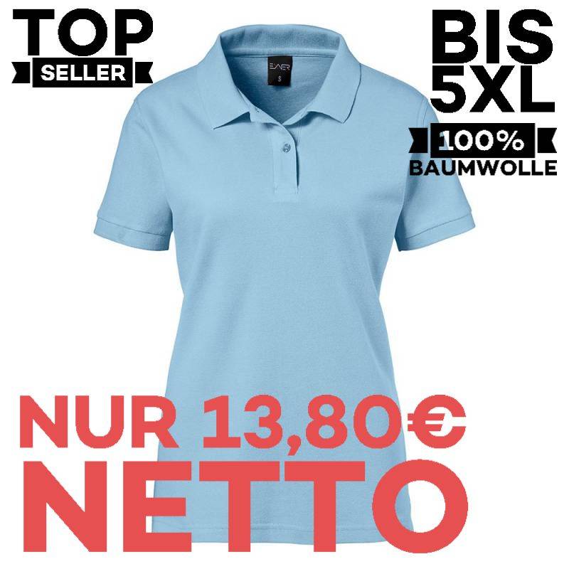 Damen-Poloshirt 983 von EXNER / Farbe: light blue / 100% Baumwolle - | MEIN-KASACK.de | kasack | kasacks | kassak | beru