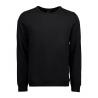 ARBEITS-SWEATSHIRT / ARBEITSPULLOVER HERREN|CORE O-Neck 615 von ID / Farbe: schwarz / 50% BAUMWOLLE 50% POLYESTER - | ME