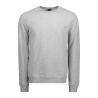 ARBEITS-SWEATSHIRT / ARBEITSPULLOVER HERREN|CORE O-Neck 615 von ID / Farbe: grau / 50% BAUMWOLLE 50% POLYESTER - | MEIN-