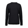 ARBEITS-SWEATSHIRT / ARBEITSPULLOVER DAMEN|CORE O-Neck 616 von ID / Farbe: schwarz / 50% BAUMWOLLE 50% POLYESTER - | MEI