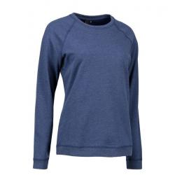 ARBEITS-SWEATSHIRT / ARBEITSPULLOVER DAMEN|CORE O-Neck 616 von ID / Farbe: blau / 50% BAUMWOLLE 50% POLYESTER - | MEIN-K