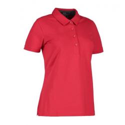 ARBEITS-POLO-SHIRT DAMEN | Business Stretch 535 von ID / Farbe: rot / 95% BAUMWOLLE 5% ELASTANE - | MEIN-KASACK.de | kas