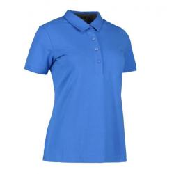 ARBEITS-POLO-SHIRT DAMEN | Business Stretch 535 von ID / Farbe: azur / 95% BAUMWOLLE 5% ELASTANE - | MEIN-KASACK.de | ka