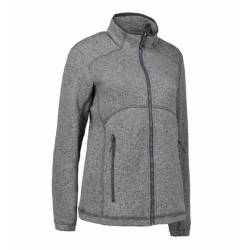 ARBEITSJACKE / FLEECEJACKE DAMEN | Zip'n'Mix Melange 848 von ID / Farbe: graphit / 100% POLYESTER - | MEIN-KASACK.de | k