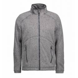 ARBEITSJACKE / FLEECEJACKE HERREN | Zip'n'Mix Melange 847 von ID / Farbe: graphit / 100% POLYESTER - | MEIN-KASACK.de | 