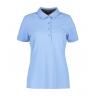 ARBEITS-POLO-SHIRT DAMEN | Business Stretch 535 von ID / Farbe: hellblau / 95% BAUMWOLLE 5% ELASTANE - | MEIN-KASACK.de 