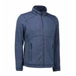 ARBEITSJACKE / FLEECEJACKE HERREN | Zip'n'Mix Melange 847 von ID / Farbe: navy / 100% POLYESTER - | MEIN-KASACK.de | kas