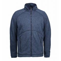 ARBEITSJACKE / FLEECEJACKE HERREN | Zip'n'Mix Melange 847 von ID / Farbe: navy / 100% POLYESTER - | MEIN-KASACK.de | kas