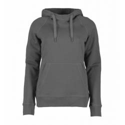 ARBEITS-HOODIE / ARBEITSPULLOVER DAMEN | CORE 637 von ID / Farbe: silber grau / 60% BAUMWOLLE 40% POLYESTER - | MEIN-KAS