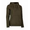 ARBEITS-HOODIE / ARBEITSPULLOVER DAMEN | CORE 637 von ID / Farbe: oliv / 60% BAUMWOLLE 40% POLYESTER - | MEIN-KASACK.de 