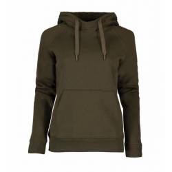 ARBEITS-HOODIE / ARBEITSPULLOVER DAMEN | CORE 637 von ID / Farbe: oliv / 60% BAUMWOLLE 40% POLYESTER - | MEIN-KASACK.de 