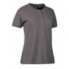 ARBEITS-POLO-SHIRT DAMEN |PRO Wear CARE 375 von ID / Farbe: grau / 50% BAUMWOLLE 50% POLYESTER - | MEIN-KASACK.de | kasa