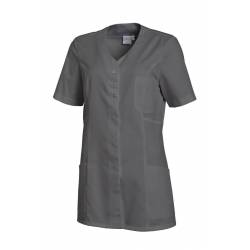 Damen - TENCEL-Kasack 1338 von LEIBER / Farbe: anthrazit / 50% Baumwolle, 50% Polyester - | MEIN-KASACK.de | kasack | ka