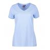 ARBEITS-T-SHIRT DAMEN | PRO Wear CARE 373 von ID / Farbe: hellblau / 60% BAUMWOLLE 40% POLYESTER - | MEIN-KASACK.de | ka