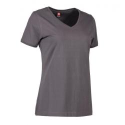 ARBEITS-T-SHIRT DAMEN | PRO Wear CARE 373 von ID / Farbe: grau / 60% BAUMWOLLE 40% POLYESTER - | MEIN-KASACK.de | kasack