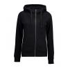 RESTPOSTEN: CORE Full Zip Damen Hoodie 639 von ID / Farbe: schwarz / 60% BAUMWOLLE 40% POLYESTER - | MEIN-KASACK.de | ka