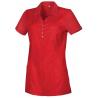 RESTPOSTEN: Damen - STRETCH-Kasack 3450 von TEAMDRESS / Farbe: rot / 50% Polyester - 50% Baumwolle - 180g/m2 - | MEIN-KA