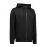 RESTPOSTEN: CORE Full Zip Herren Hoodie 638 von ID / Farbe: schwarz / 60% BAUMWOLLE 40% POLYESTER - | MEIN-KASACK.de | k