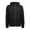 RESTPOSTEN: CORE Full Zip Herren Hoodie 638 von ID / Farbe: schwarz / 60% BAUMWOLLE 40% POLYESTER - | MEIN-KASACK.de | k