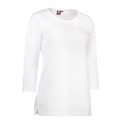 RESTPOSTEN: PRO Wear Damen T-Shirt | 3/4-Arm 313 von ID / Farbe: weiß / 60% BAUMWOLLE 40% POLYESTER - | MEIN-KASACK.de |