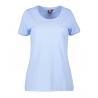 ARBEITS-T-SHIRT DAMEN | PRO Wear CARE O-Neck 371 von ID / Farbe: hellblau / 60% BAUMWOLLE 40% POLYESTER - | MEIN-KASACK.